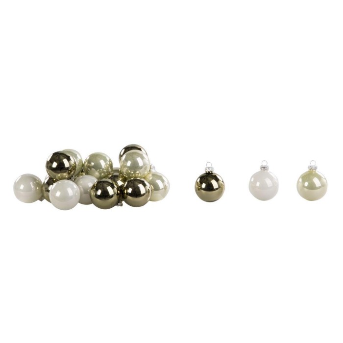SFERA VETRO D6 MIX GREEN-WHITE